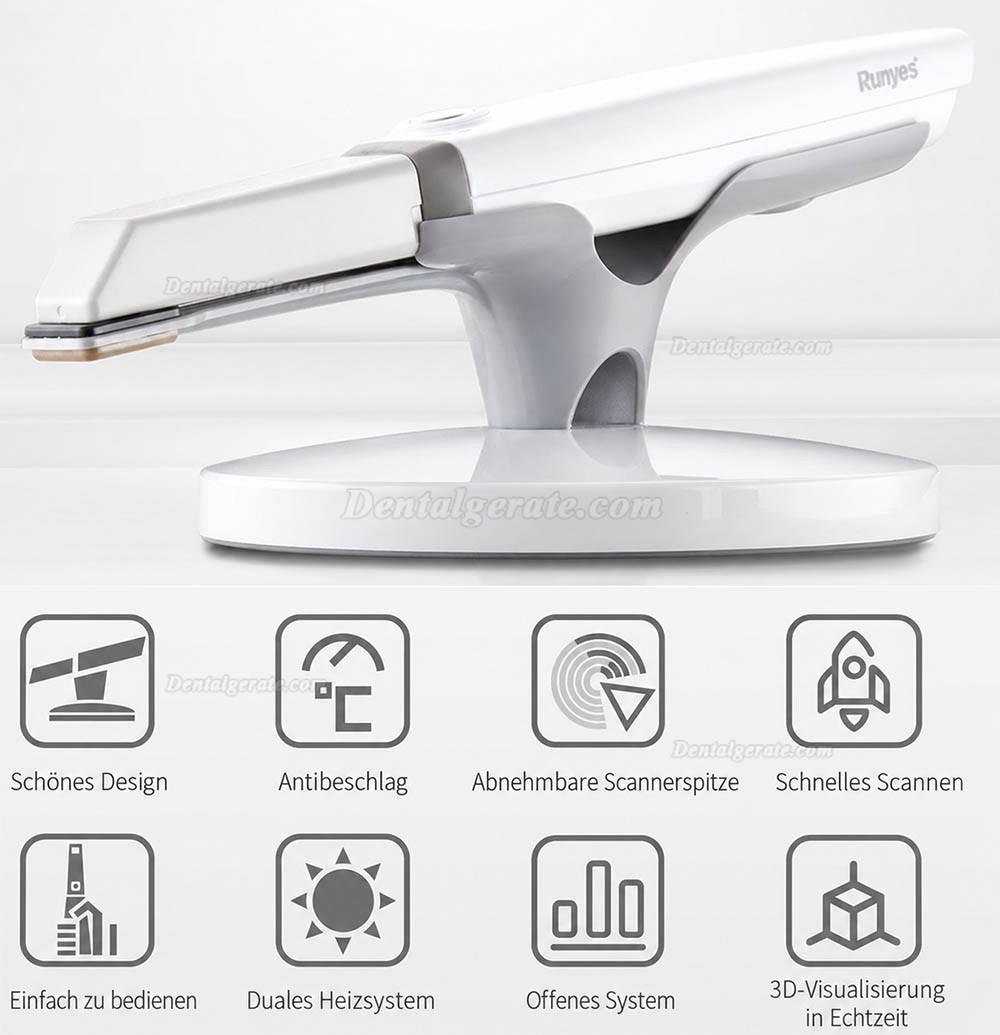 Runyes 3DS Dental 3D Digitaler Intraoralscanner Pulverloses Echtfarbscannen Runyes 3DS
